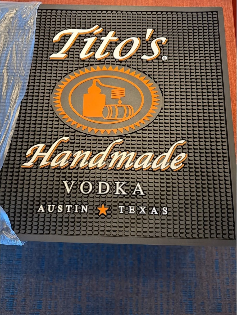 Tito’s Handmade Vodka 16x16 Bar Mat 2-Pack